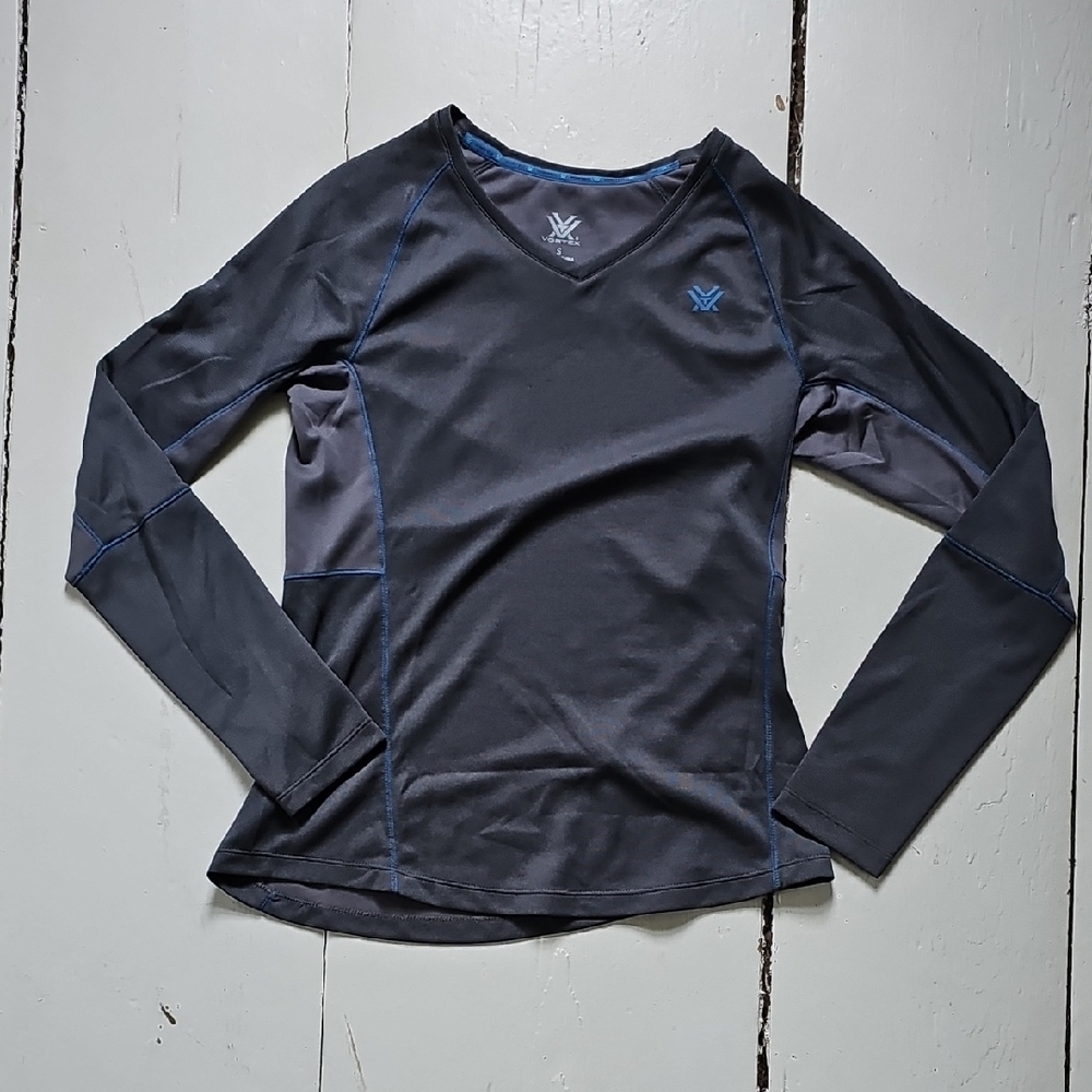 Women's Long Sleeve Top in Dark Gray